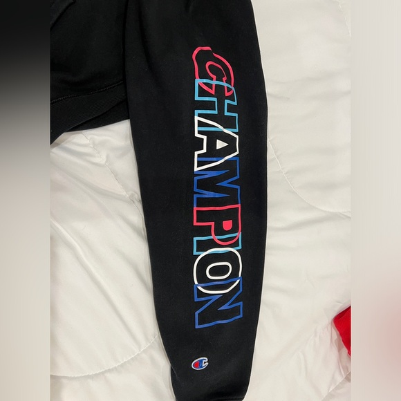 Champion Black Colorful Sweatshirt - Picture 5 of 10